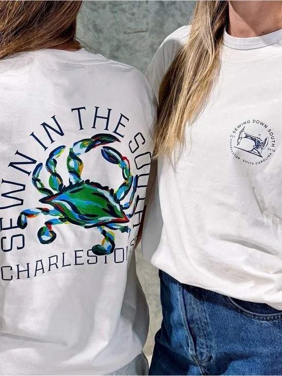 “Sewn In The South” Short Sleeve Sewing Down South Tee | NWOT | Medium - Picture 1 of 1